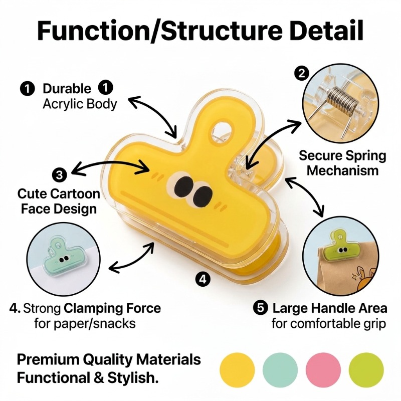 Acrylic Paper Fastener Clips,  - Binder Clip Assorted 评论和价格